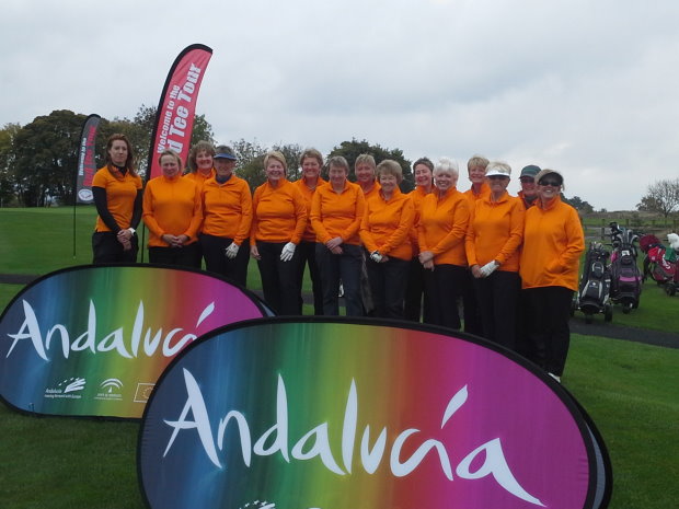 Red Tee Tour ladies only golf tournament. The winners go to Andalucía