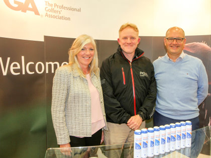 Tracey and David Parry with Jamie Cundy (centre) - courtesy of Adrian Milledge