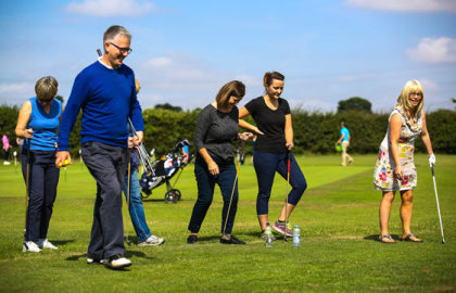 Alastair Spink with love golf group