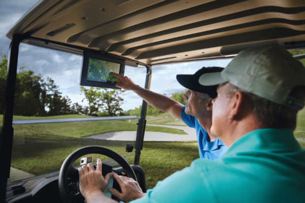 The TKV 7EX and TKV 10EX feature full colour, high-definition graphical interfaces of the course with added golfer features such as pro-tips, distance to pin and hazard tools plus three dimensional hole-flyovers