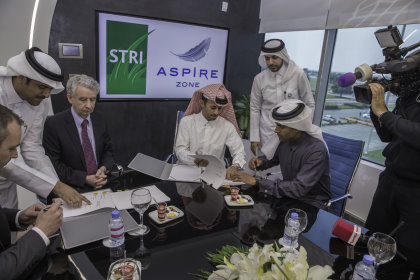 STRI AZF signing ceremony