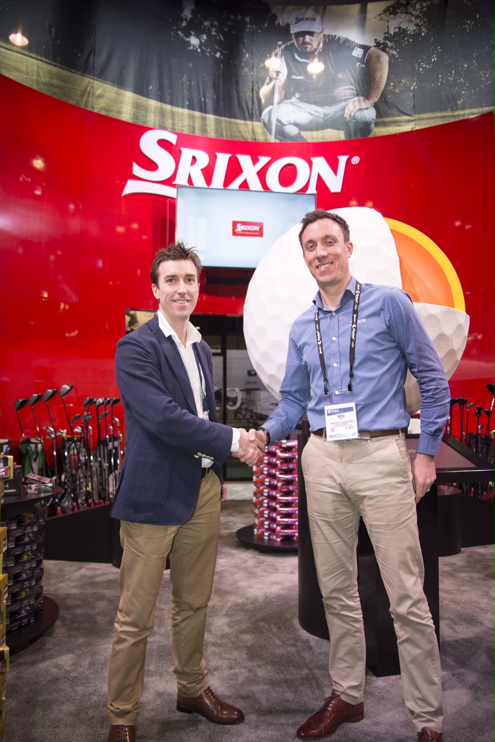 Ben Gordon Smith (LET) and Ben Davis (Srixon)