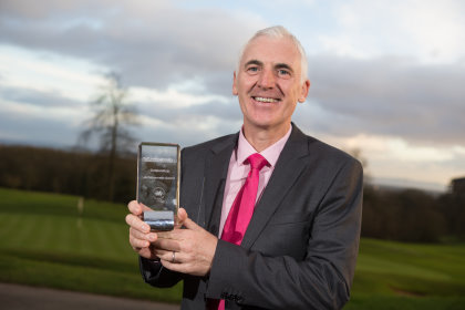 Phil Price at the Golf Union of Wales Awards 2016.
Celtic manor Resort
03.02.16
©Steve Pope - Sportingwales