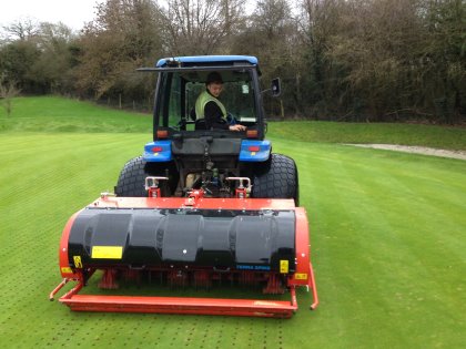 Redditch GC's new Wiedenmann Terra Spike in action