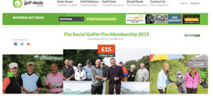TheSocialGolfer.com Promo feature on Golf Deals Group