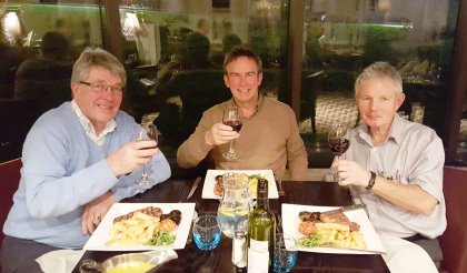 from left: Directors David Mears and Andy Vincent with Nigel Coleman