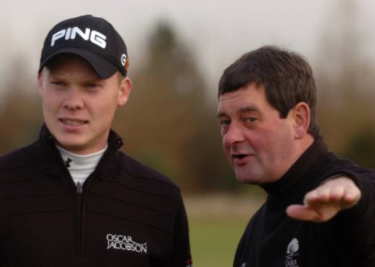 Graham Walker working with US MASTERS champion Danny Willett