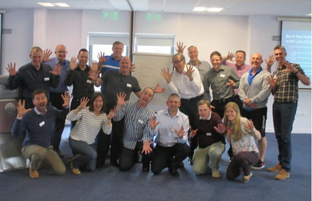 The delegates at the MDP 2 programme in Stirling, with key note speak Gregg Patterson