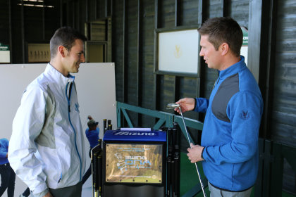 Mizuno fitting at Gleneagles