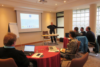 Alan Walker and students