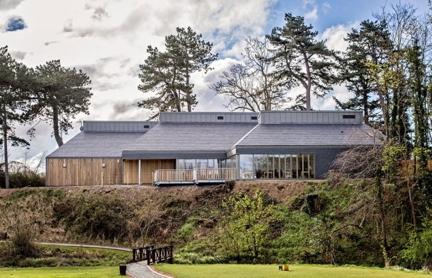 Belleisle Golf Clubhouse from the course