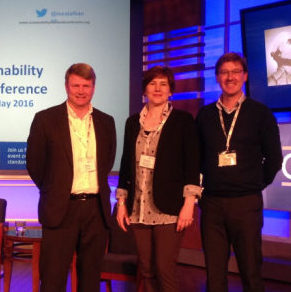 Steve Isaac (left) director of sustainability at The R&A