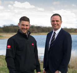 Bringing insider knowledge to the Toro irrigation and Otterbine aeration sales team at Lely Turfcare, new appointment Peter Newton, left, is pictured with Lely’s irrigation field sales manager Robert Jackson.