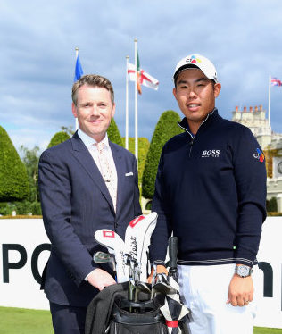 Stephen Gibson, Chief Executive Wentworth Club with Byeong-Hun An