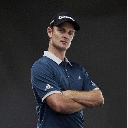 Justin Rose wears adidas Golf