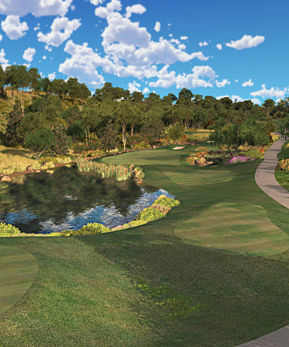 E6Golf screenshot of Aviara Golf Club, San Diego