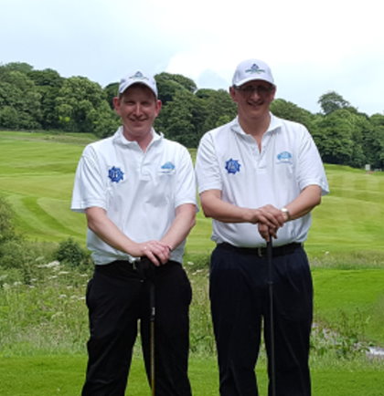 Nick Pink (left) and Andrew Bingham MP