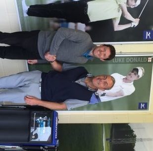 Tony Scott of Mizuno (left) and Peter Field