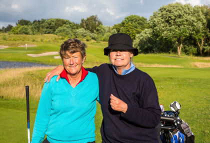 Benedicte Kruse (left) and Tuula Undall