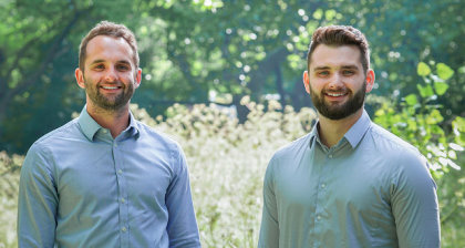 Tim (left) and Angus Lloyd-Skinner