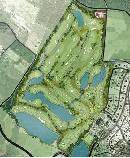 Plan of the Master Golf Resort
