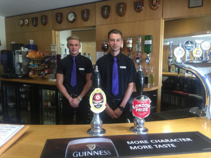 North Hants Golf Club have also taken advantage of a professional new ‘Serious’ look for their Food & Beverage team