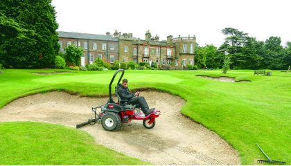 Bunker raking is now done in over a quarter of the time with Toro’s Sand Pro 2040Z