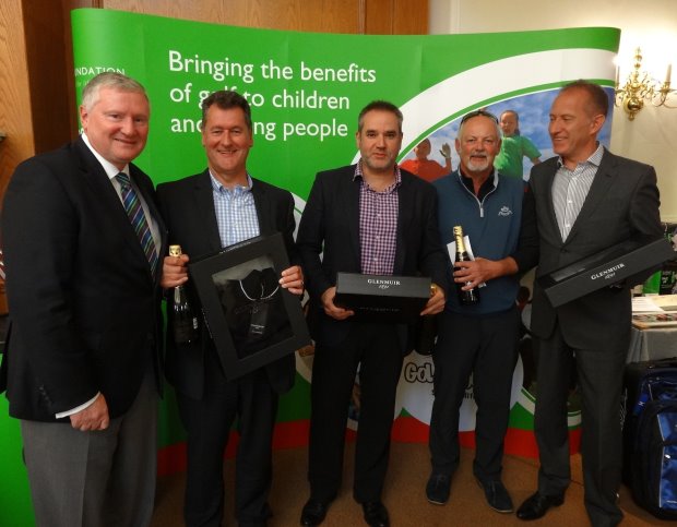 The winning team from London Golf Club
