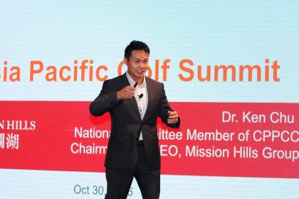 Dr. Ken Chu, chairman and chief executive  Mission Hills Group,