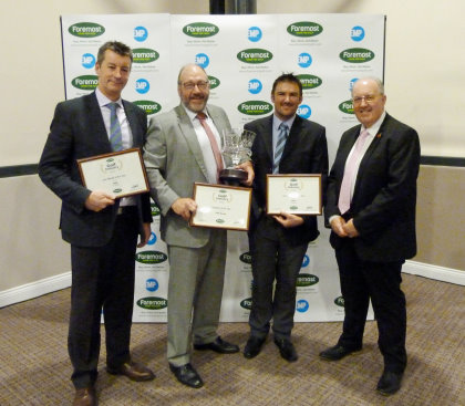 (from left) Steve Carter (PING European Sales Director), John Clark (PING European Managing Director), Paul Wood (PING VP Engineering) & Paul Hedges (Foremost CEO)