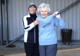 Caroline Grady and Brenda Chapman (courtesy of Caroline Grady via Twitter)