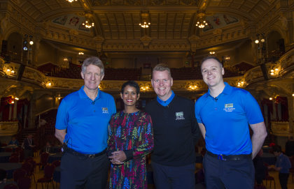 Ian Bonser, Naga Munchetty, Rob Bluck and John Cheetham 