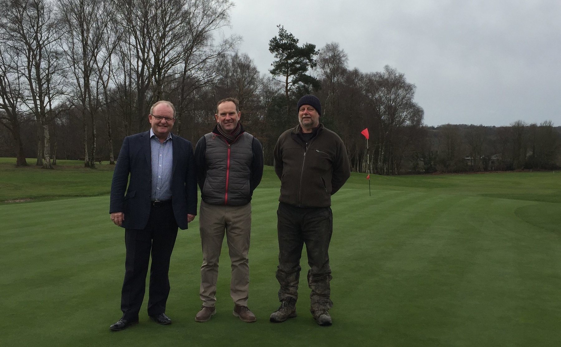 Frank Prescott, Greg Evans and Ian Marden