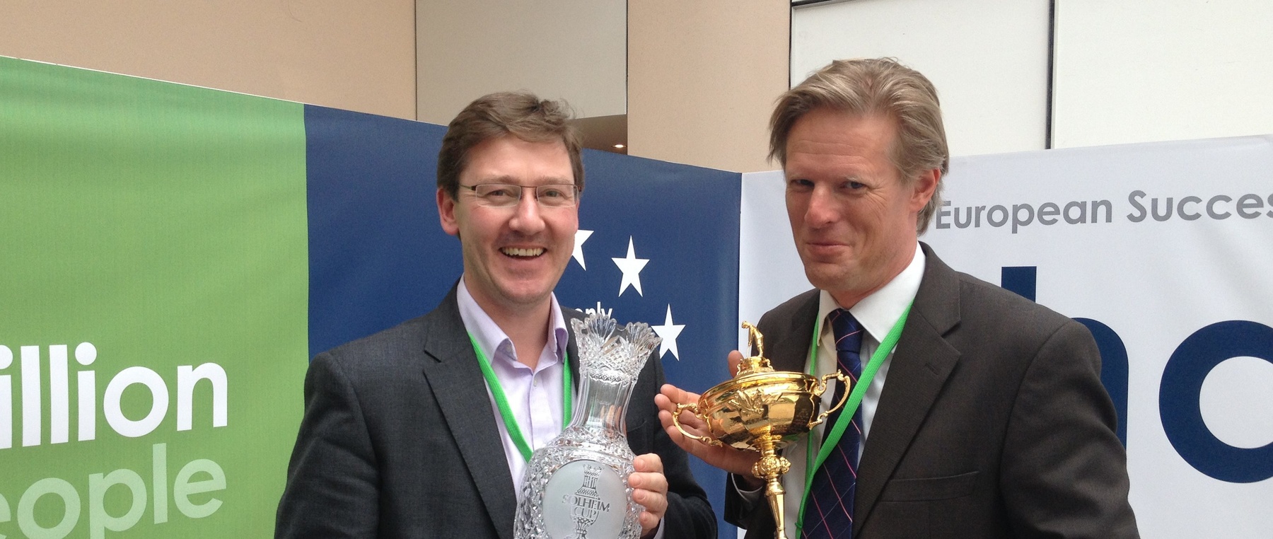 Jonathan Smith (GEO), left, and Lodewijk Klootwijk (EGCOA)