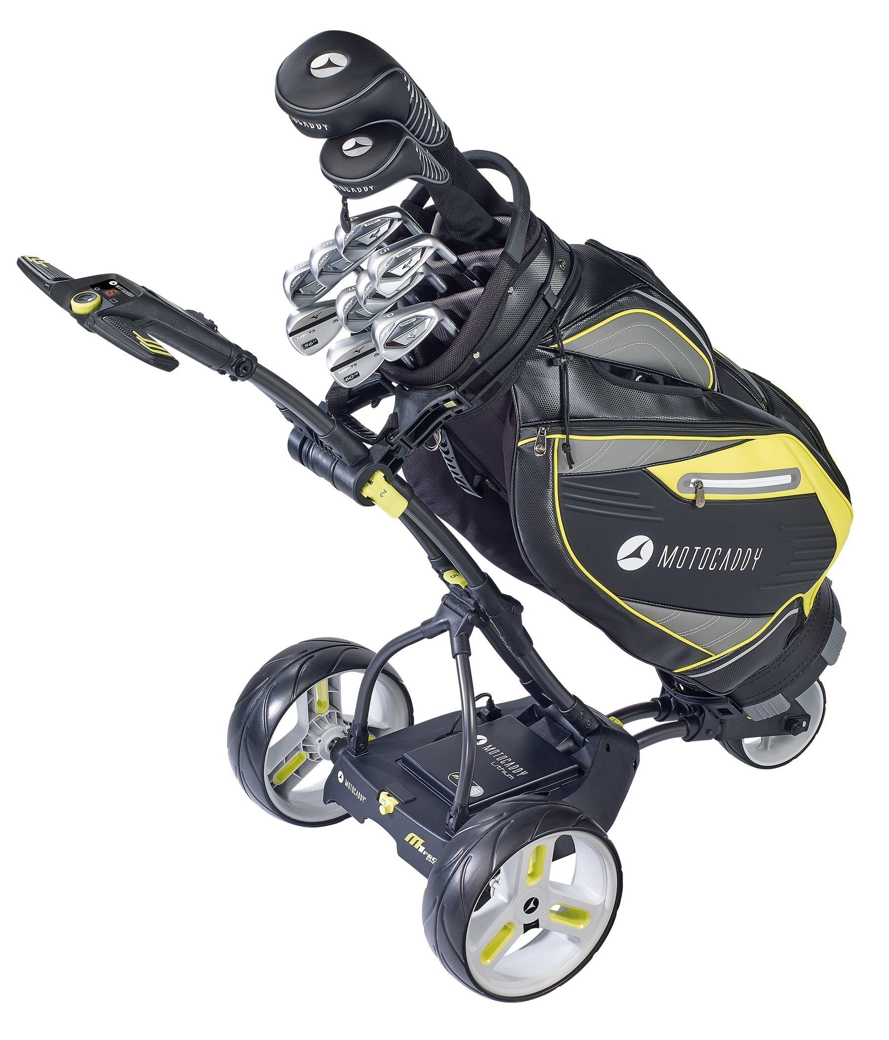 M1 PRO DHC Graphite with Pro-Series Black-Lime High-Angled