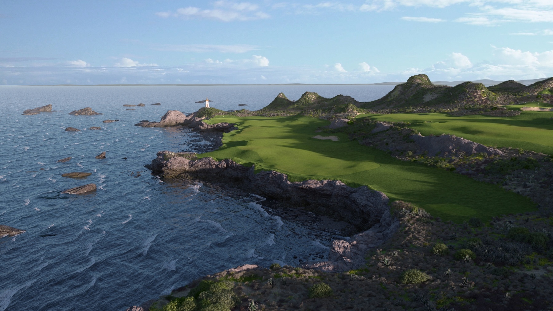 Harris Kalinka's visualisation of hole 18 at Punta Brava