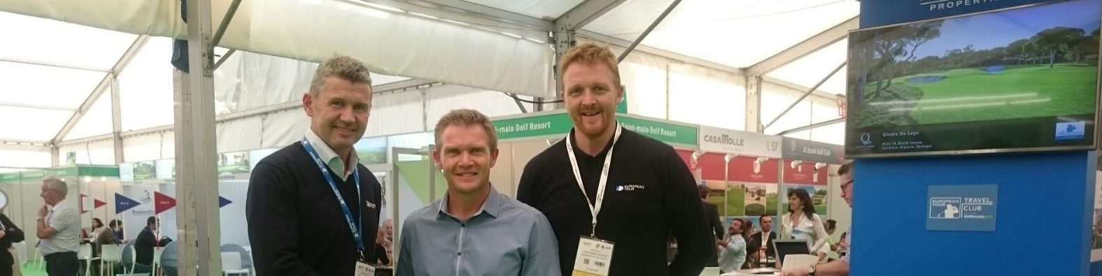Iain McInally of European Tour Properties with 59club’s Mark Reed & Ian Knox also of European Tour Properties