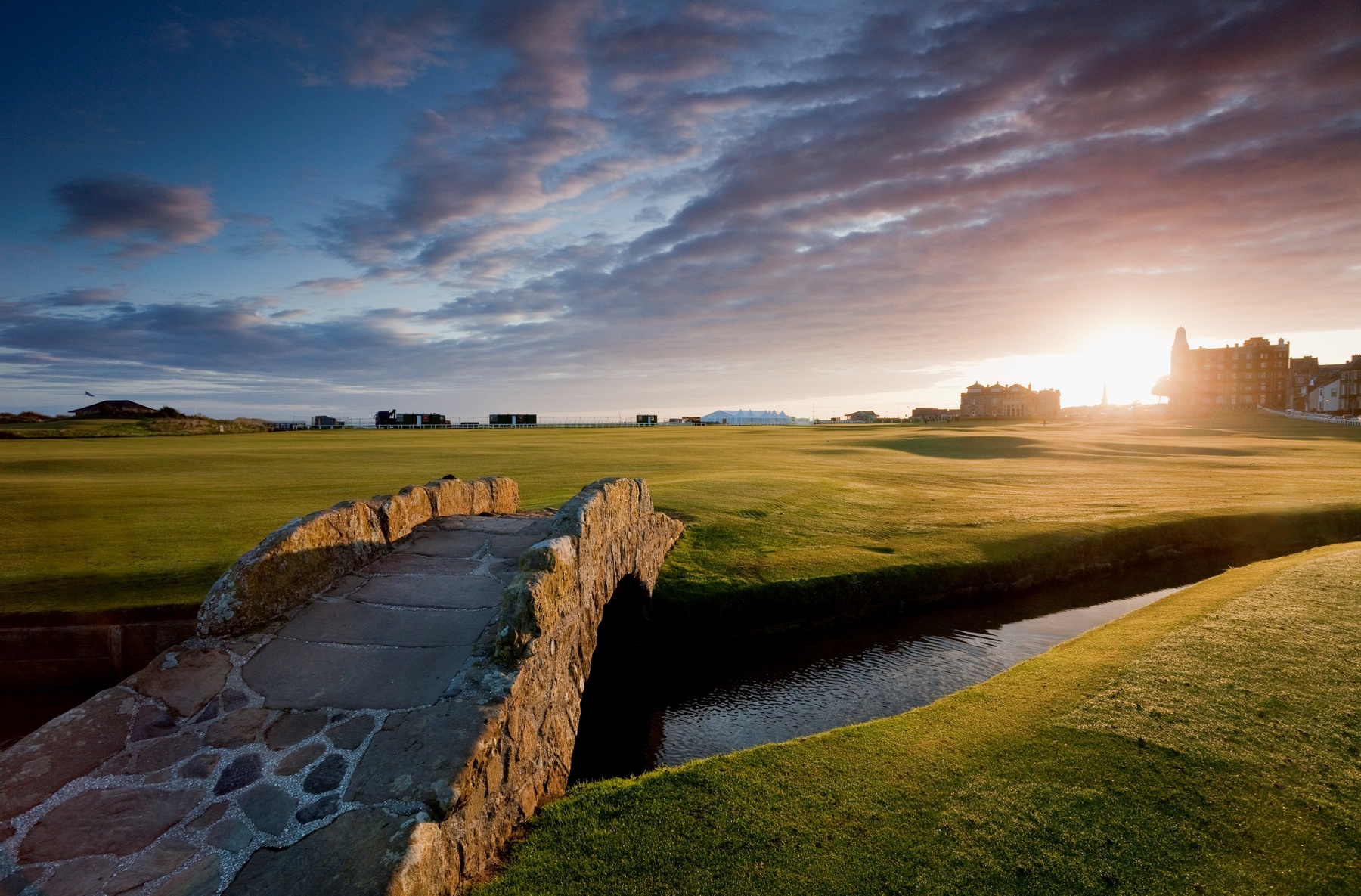 The 18th hole of the Old Course at St Andrews has been voted the best golf hole in Scotland