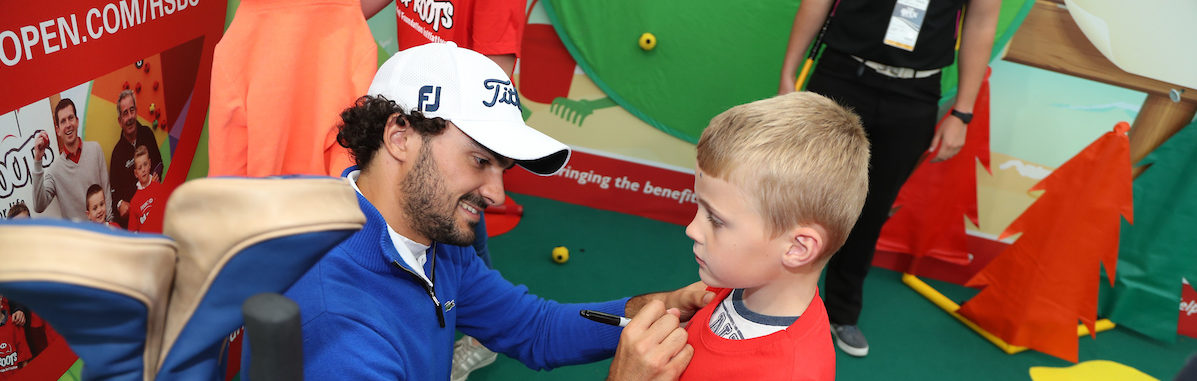 Titleist also inspires the next generation by providing opportunities for budding golfers to meet their heroes, like Clement Sordet from France
