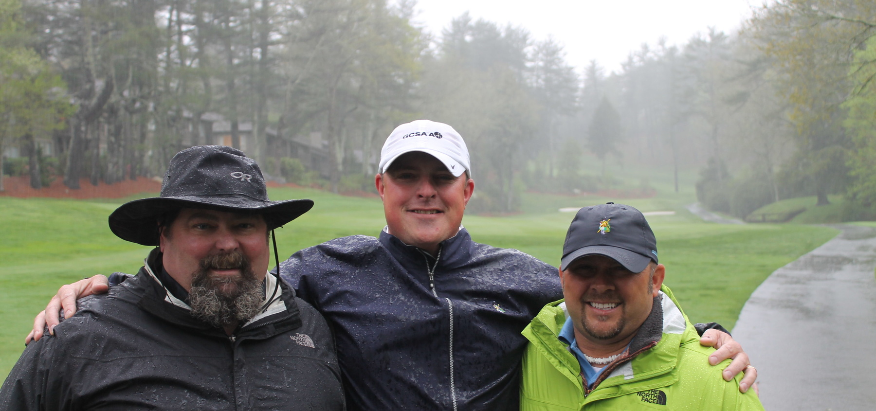 Brian Stiehler MG (centre) with team members Paul Dalton and Chad Stockton
