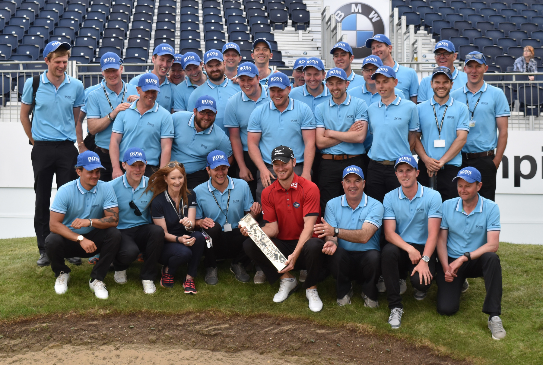 Chris Wood with the BIGGA Support Team in 2016