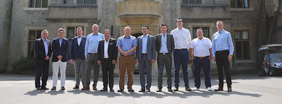 Representatives from across the PGAs of Europe’s Corporate Partner family at Foxhills Club & Resort