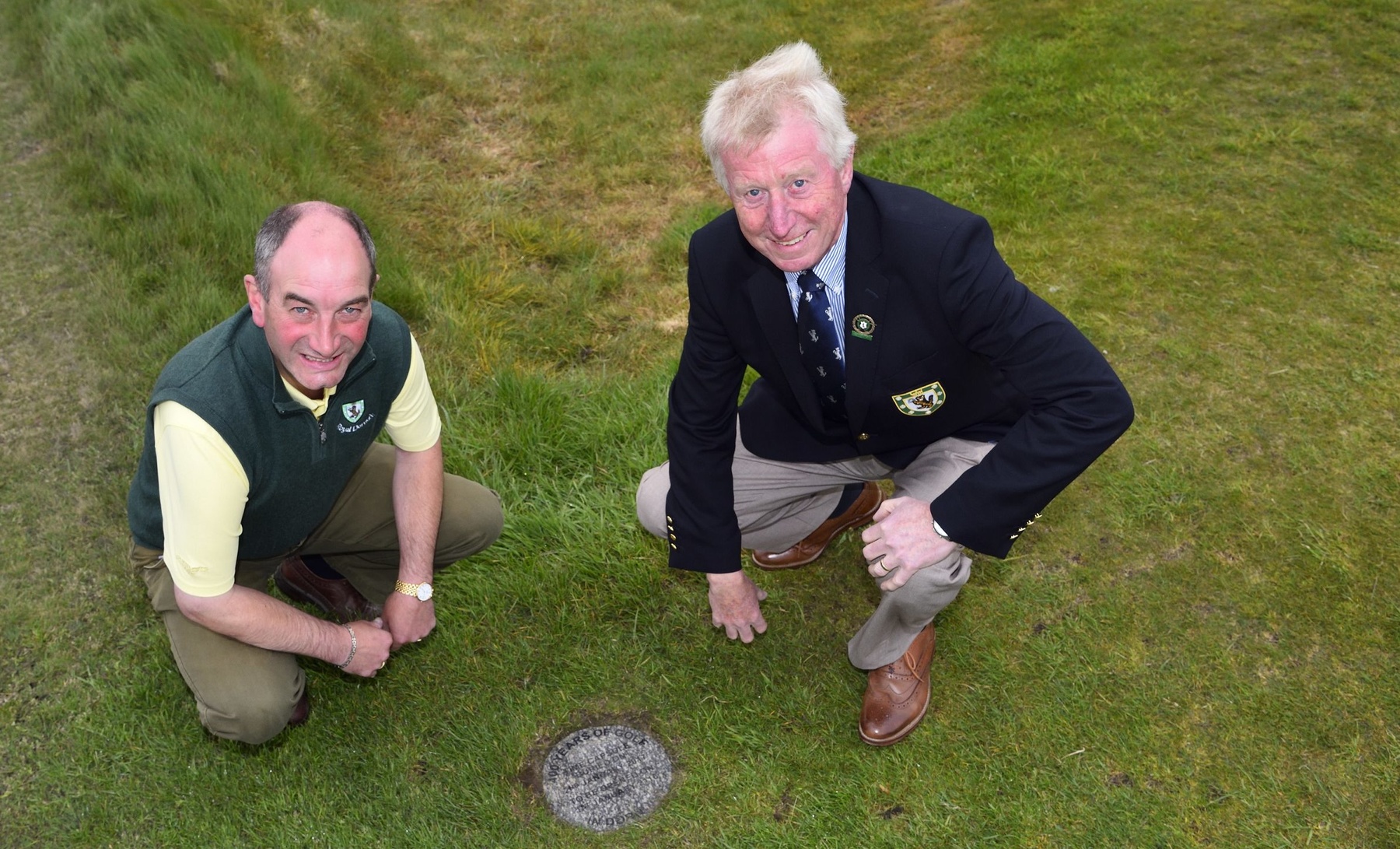 Royal Dornoch general manager Neil Hampton (left) and Captain Alan Ramse