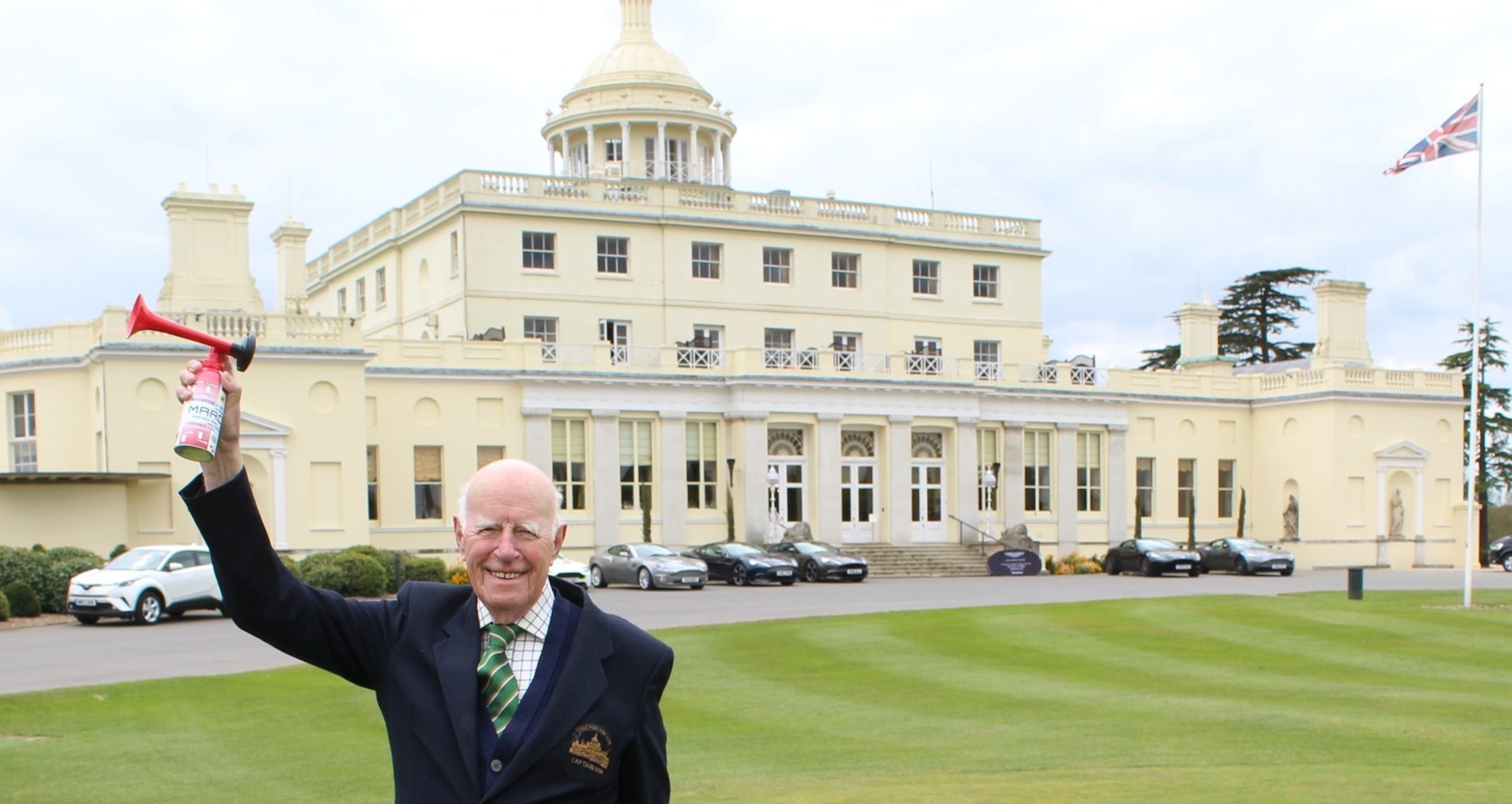 Norman Chalmers, at 83 the club's oldest surviving former captain