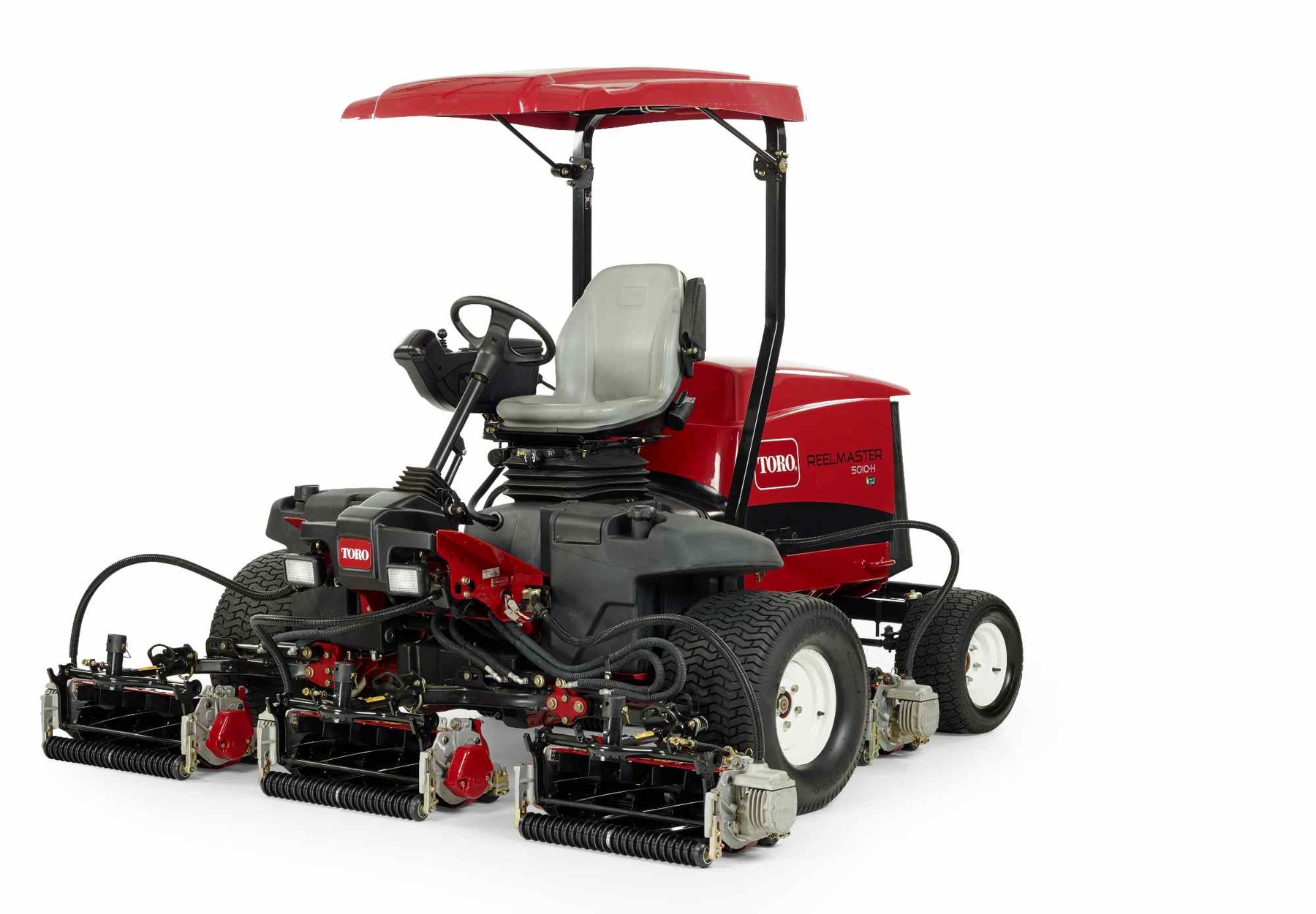 Toro’s Reelmaster 5010-H, the industry’s first fairway mower with a true hybrid drive system