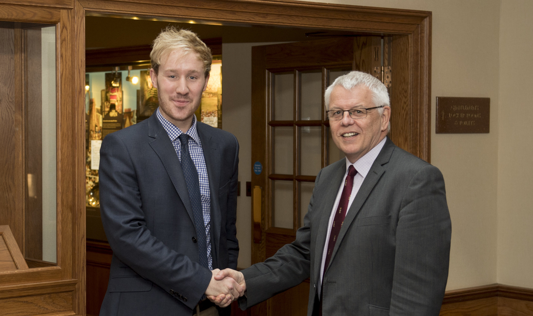 GolfNow Market Sales Manager Will Stillwell (left) with Royal Troon Secretary, Stephen Anthony