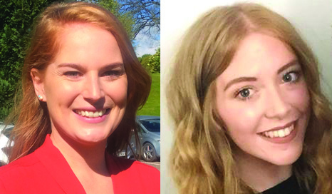 Teneille Barwick (left) and Nicole Beckett