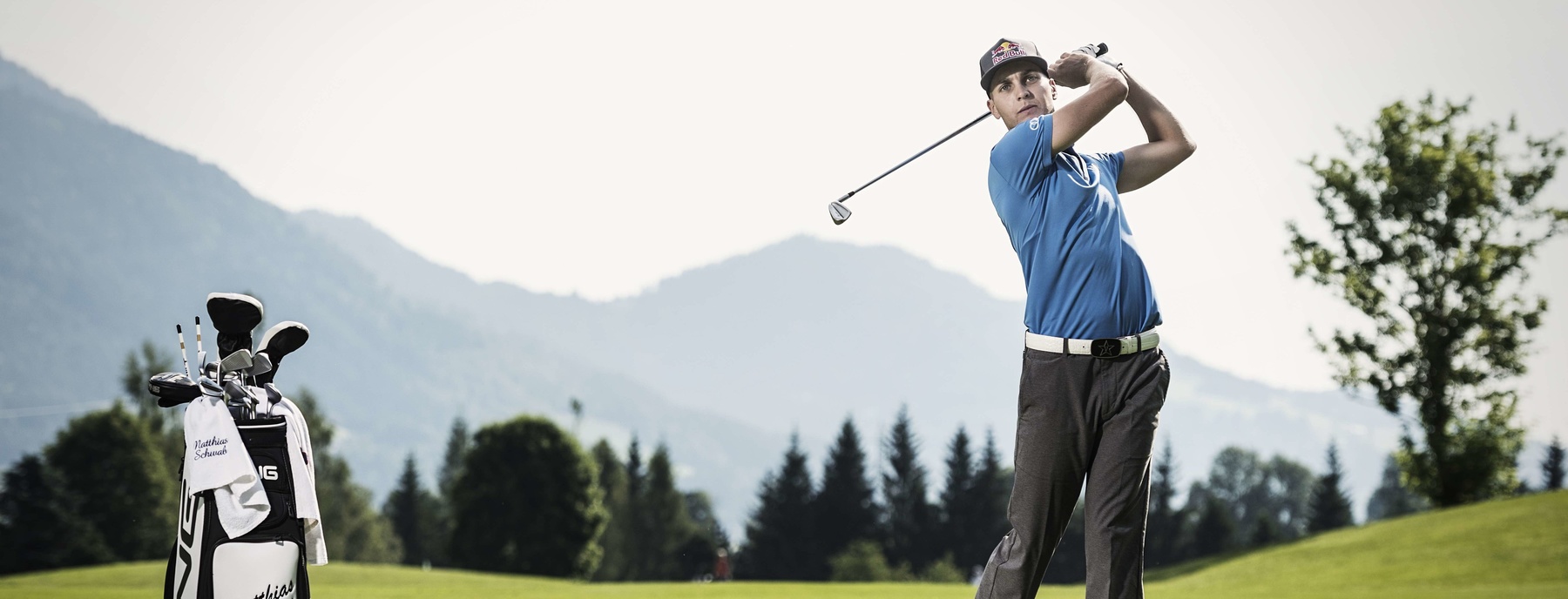 Matthias Schwab seen during a photo shoot, in Schladming, Austria on June 4th, 2017.