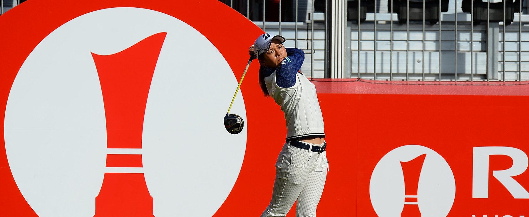WOBURN, ENGLAND - JULY 26:  Ai Miyazato of Japan tees off during a Pro-Am round ahead of the Ricoh Women's British Open at Woburn Golf Club on July 26, 2016 in Woburn, England.  (Photo by Tony Marshall/Getty Images)