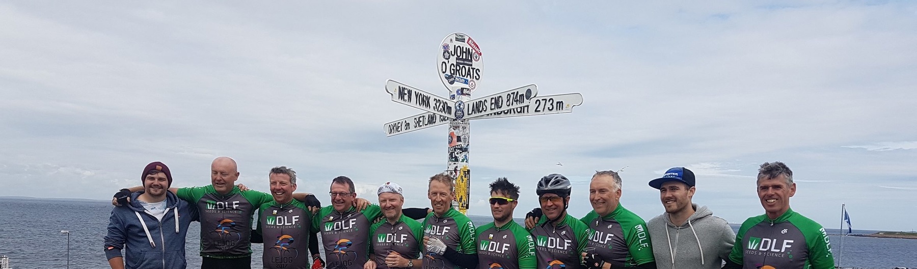 DLF team at John O Groats